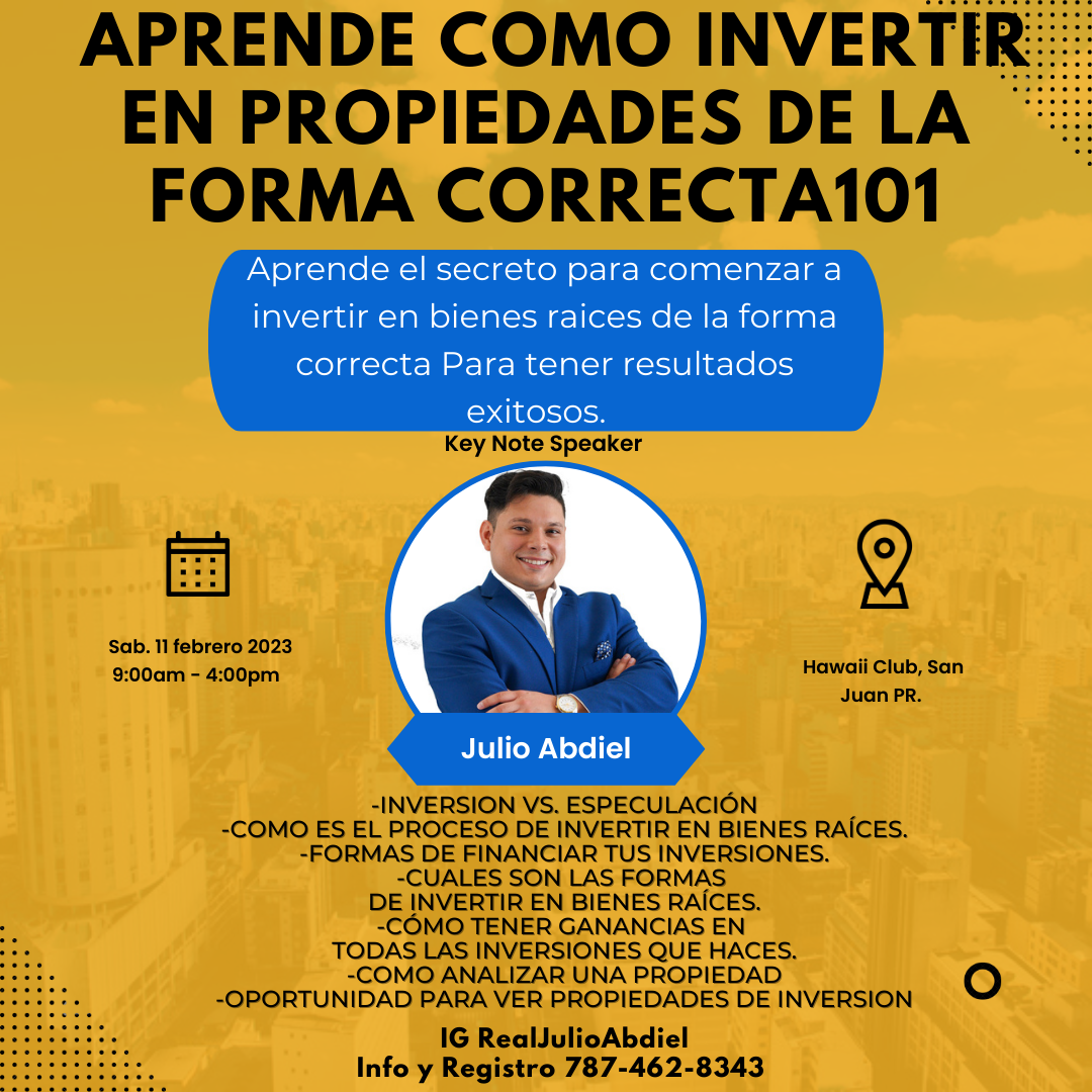 APRENDE COMO INVERTIR EN PROPIEDADES DE LA FORMA CORRECTA